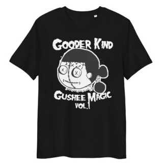 GOODER KIND GUSHEE MUSIC VOL 1 CREEPY ASHKII organic cotton t-shirt