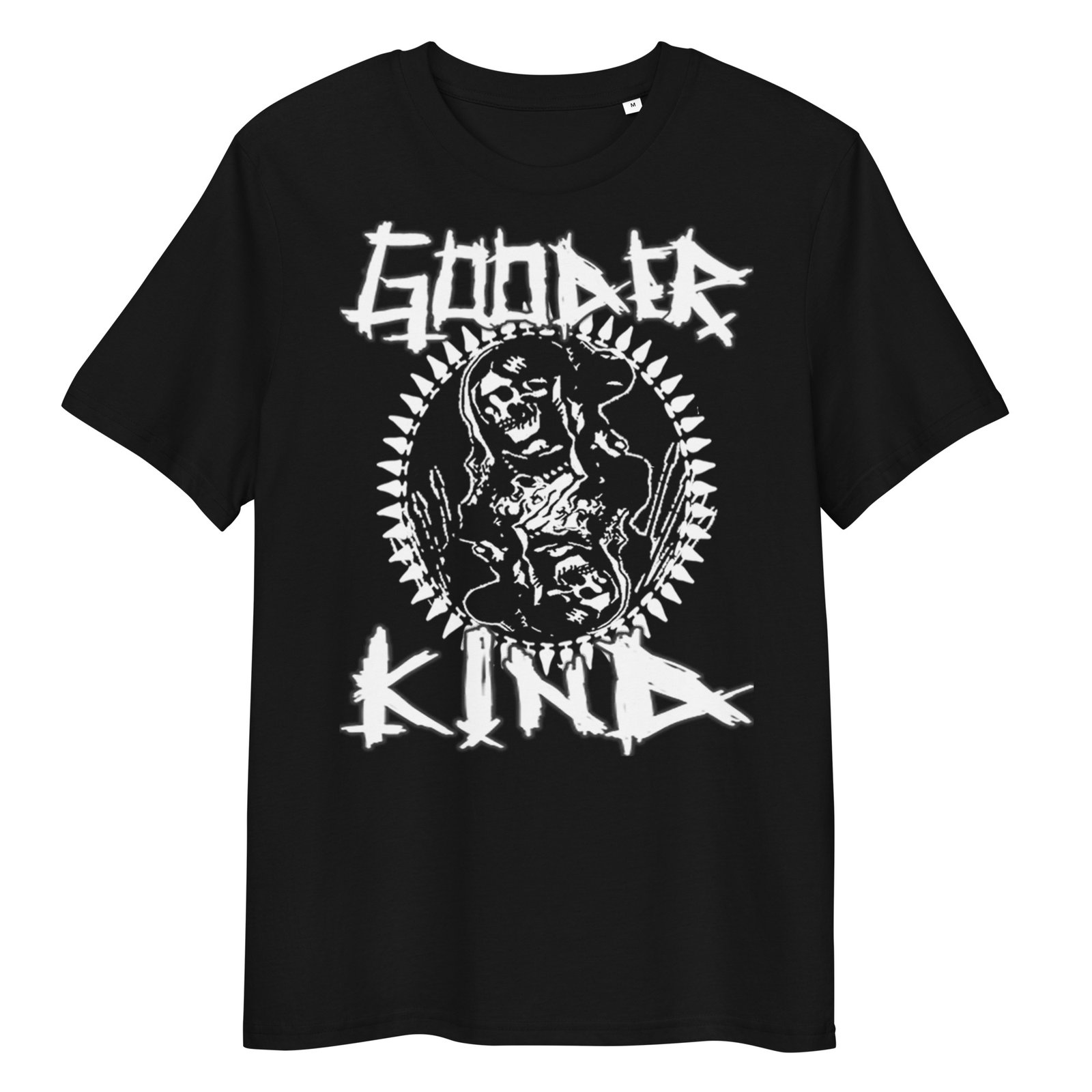 GOODER KIND “DINE DEATH SAINT” organic cotton t-shirt