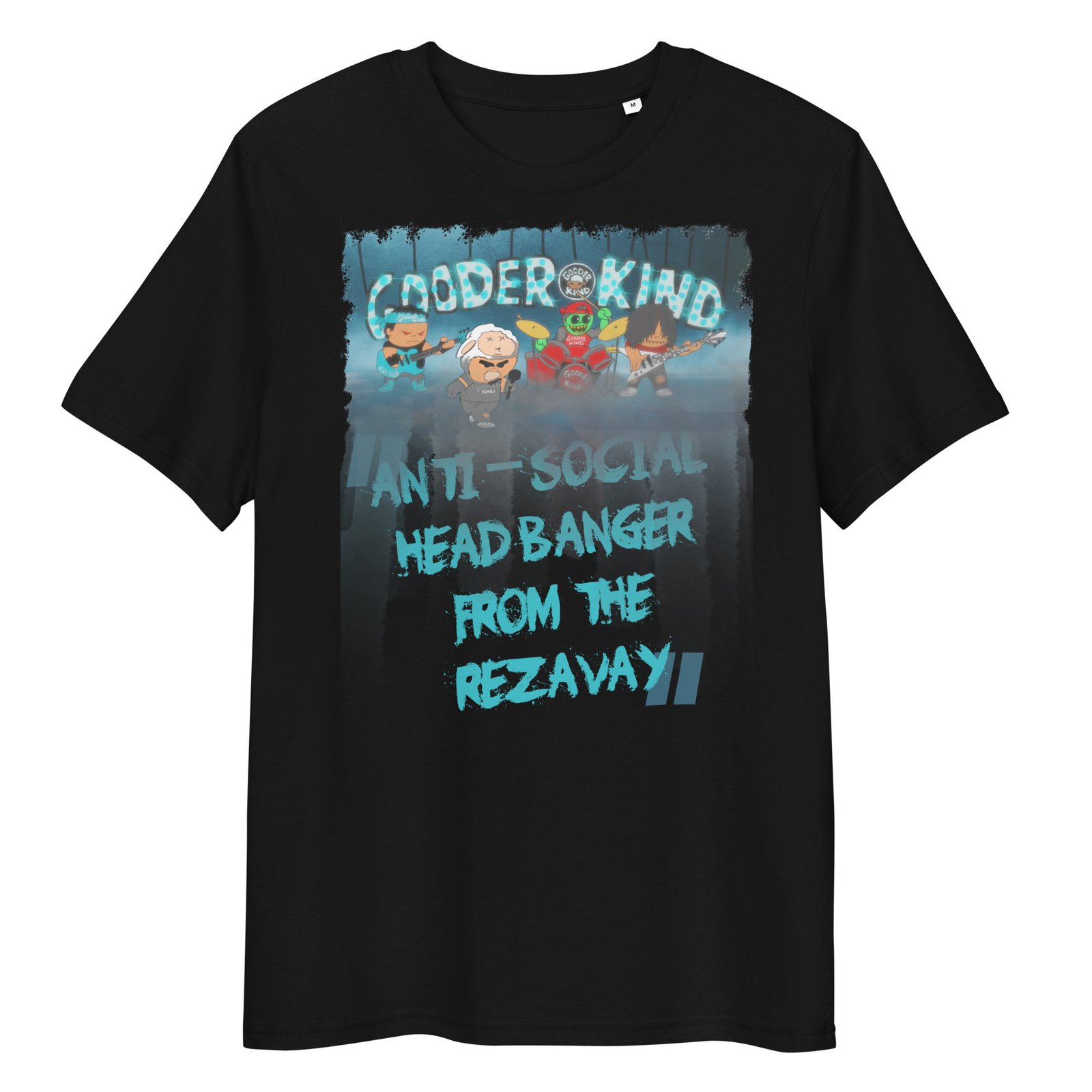 GOODER KIND “ANTISOCIAL”  organic cotton t-shirt